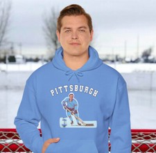 Pittsburgh Penguins Old Time Table Hockey Unisex Heavy Blend™ Hooded Sweatshirt