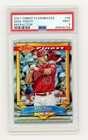 2021 Mike Trout Topps Finest Flashbacks Refractor #36 PSA 9