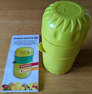 Entsafter, POWER JUICER, Coctail-Shaker, mit Bedienungsanleitung und Rezepten