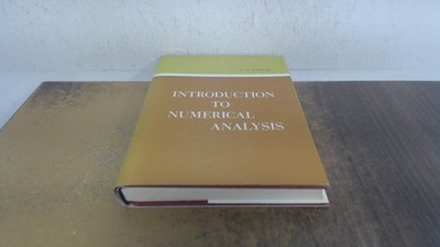 			Introduction to numerical analysis, Carl Erik Froberg, Addison We		