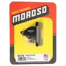 Moroso Billet Black Engine Timing Pointer 8in Fits Small Block Chevy Sbc - 60125