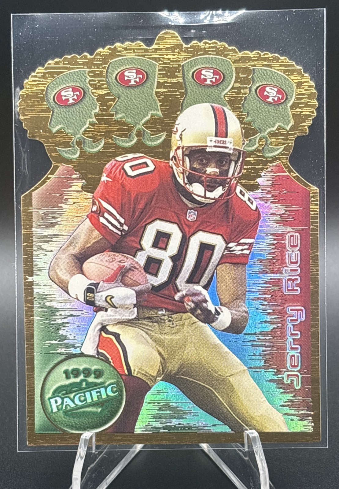 1999 Pacific - Gold Crown Die-Cuts Jerry Rice #30