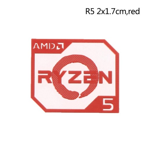 Autocollant sticker métal pour ordinateur portable AMD Ruilong Ryzen R9 R7 R5 R3 Vega logo - Photo 18/18