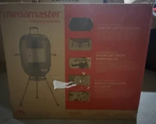⚡️MegaMaster Mega Master 4-in-1 Smoker & Charcoal Grill 600 Sq. in Cooking NEW⚡️