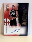 Topps Signature Class 2025-26 John Tonje Rookie Class Red Auto /25 - Jazz