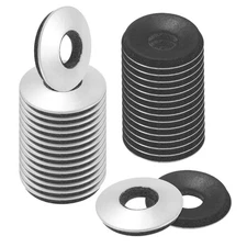 100-Pack Bonded Sealing Rubber Washers, 1/4" x 5/8"OD Neoprene Washer Gasket