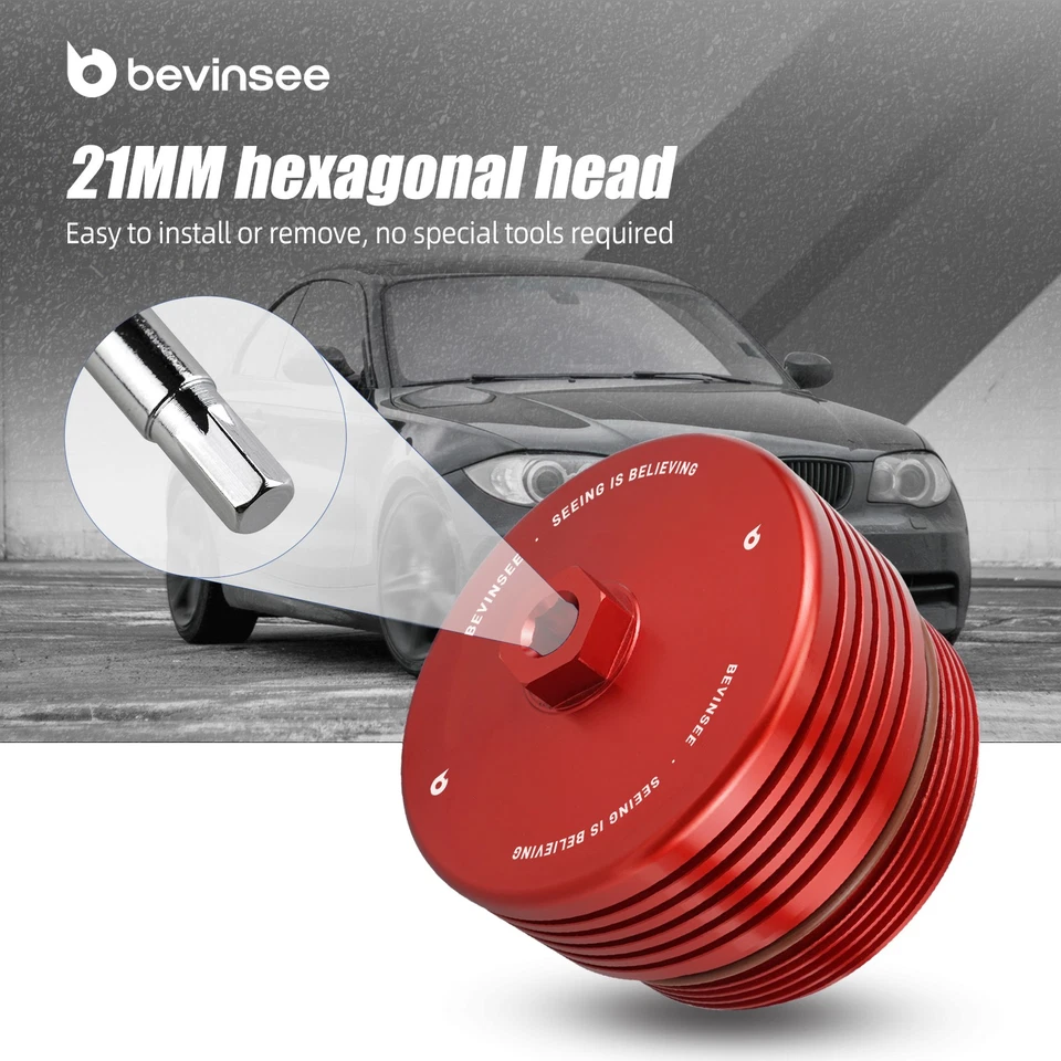 Engine Cap Package Red For BMW E8X E9X N20 N26 N51 N52 N54 N55 S55 Engines - Image 4 of 4