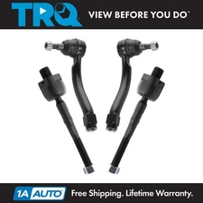 TRQ Inner and Outer Tie Rod Set For 2008-2010 INFINITI G37 2009-2020 Nissan 370Z
