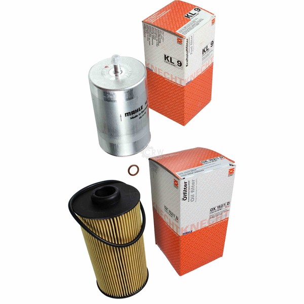 Mahle / Knecht Set Filterpaket Kraftstofffilter KL 9 ÖLfilter OX 152/1D-image