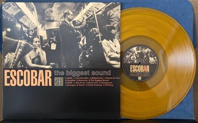 ESCOBAR THE BIGGEST SOUND~NM 2017 DIRTY WATER RECORDS LP~TRANSLUCENT GOLD~GRUNGE
