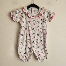 Vintage Gymboree 3-6m. Infant Romper with Ruffle Trim