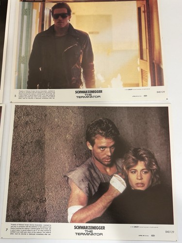 (7) THE TERMINATOR original 1984 lobby color still photos ARNOLD SCHWARZENEGGER - Picture 5 of 5