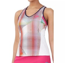 Fila Women's Bevans Park Daybreak Spectrum Racerback Tennis Tank Top Sz Large