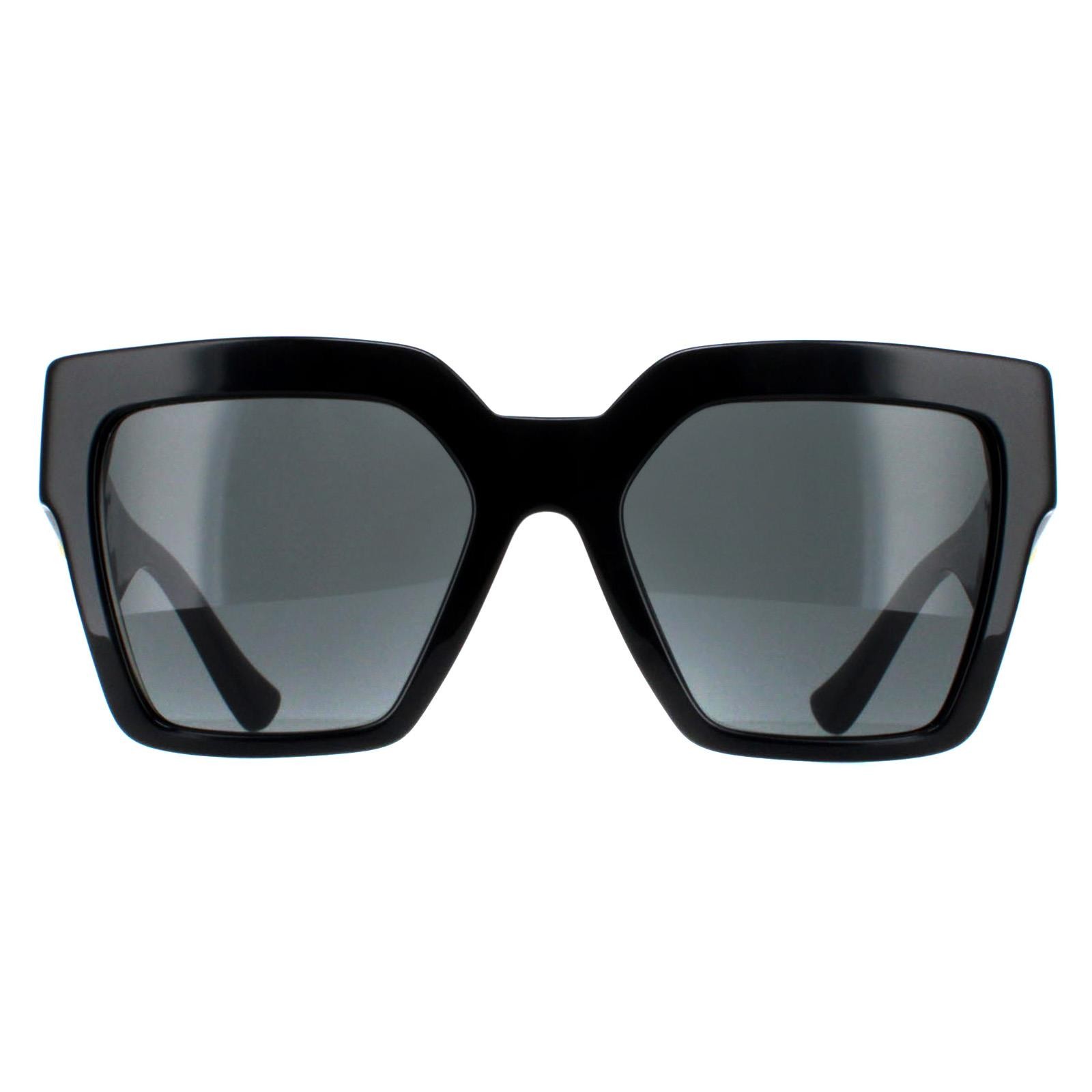 Versace Square Womens Black Dark Grey VE4458 - One Size - Image 3