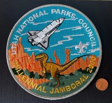MERGED UTAH PARKS OA 508 535 520 BSA 2000 MILLENNIAL JAMBOREE JACKET PATCH 6"