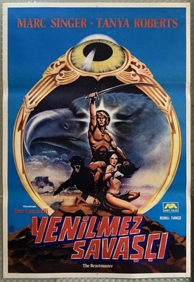 The Beastmaster 1982 Marc Singer Don Coscarelli Vintage Movie Poster