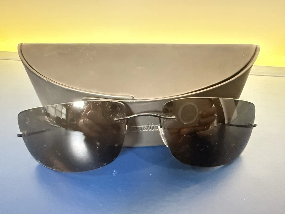 Gafas de sol de aviador Serengeti Silhouette 8462 con estuche y tela de microfibra Foto 4 de 4