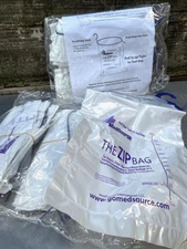 **LOT of 24** MedSource Zip Bag Emesis Urine Waste with Hook MS-17367 NOS