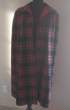 TARTAN PLAID CAPE NO BRAND/SIZE INDICATED	BN316