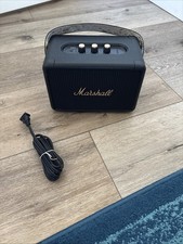 Marshall Kilburn II Wireless Portable Bluetooth Speaker, Black and Brass