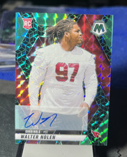 2025 MOSAIC WALTER NOLEN AUTO /30 EBAY 1/1 PRIZM OPTIC HOLO CARDNIAL STAR INVEST