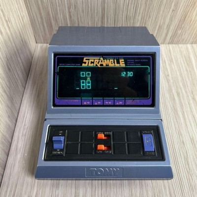 Vintage TOMY LSI Game ''Scramble'' Handheld Electronic Game w/ Original Box