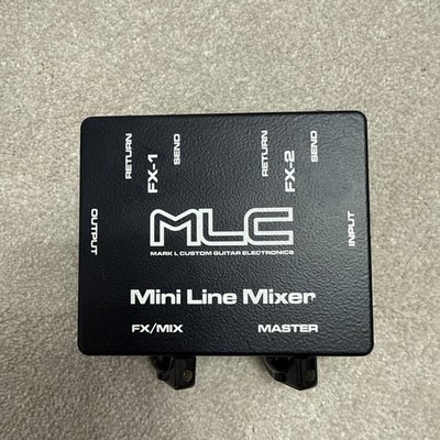 MLC Mini Line Mixer | Mark L Custom Guitar Electronics | Parallel FX Rack System