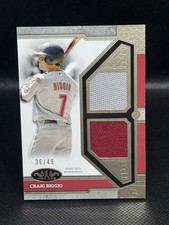 2024 Topps Tier One Craig Biggio Dual Patch Relic  /49 Houston Astros