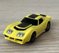 Vintage Aurora AFX Yellow/Black Chevrolet Corvette “A” Production HO Slot Car