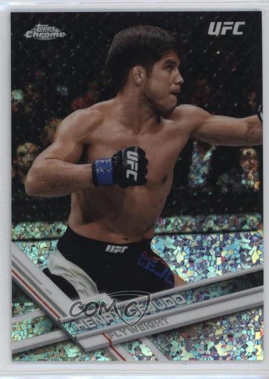 2017 Topps Chrome UFC Diamond Refractor Henry Cejudo #27 1qt