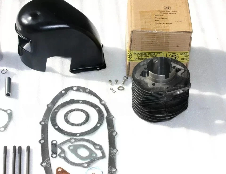 Lambretta GP-LI-SX-TV Conversion 150cc Cast Iron Cylinder Kit Polished Part SIL - Изображение 3 из 4