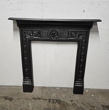 Antique Victorian Cast Iron Fireplace surround - Fully Restored (F370)