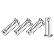 4-Pack Single Hole Clevis Pins, M10 x 30mm Stainless Steel Fastener
