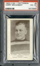 1923 V145-1 #9 Harry Broadbent - PSA 4