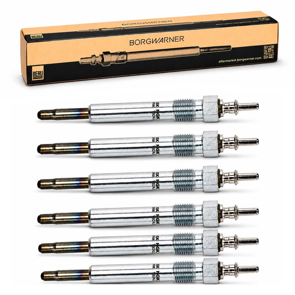 6 Beru GN948 Glow Plug for Mercedes W140 W202 W210 W124 W463 A0011592101
