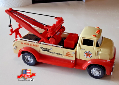 #ad Denver Diecast Texaco Red Cream 2 tone 1956 Ford COE Tow Truck 1 48 quot;Oquot; $17.99