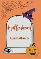 Halloween Malbuch Ausmalbuch Mit Hexen Monster KüRbisse Geister Mumien