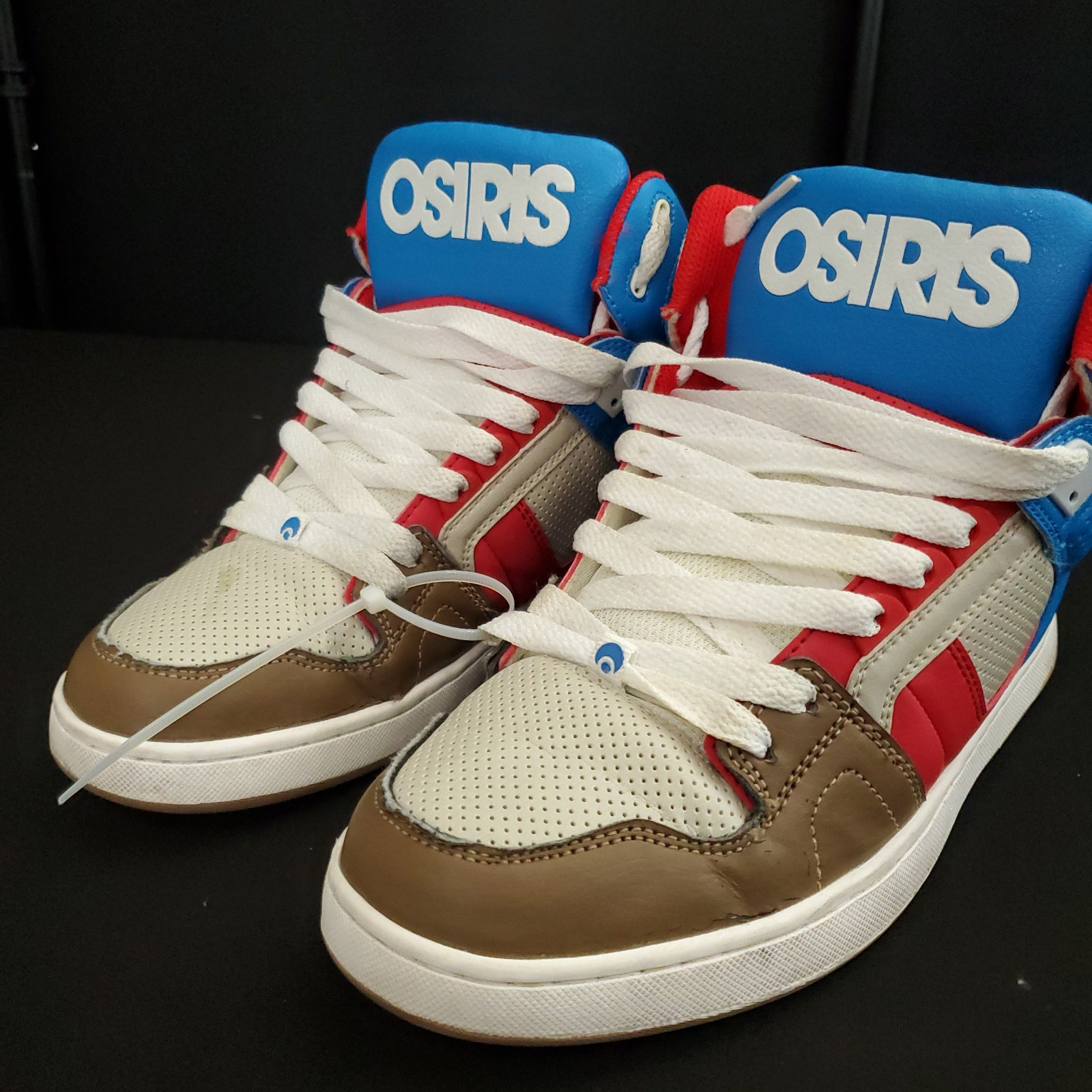きい★オラクル2点　8/31 Osiris NYC 83 CLK Bronx Skate Shoe Men's Size 9 Blue Red White