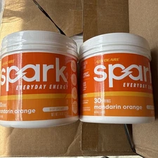 2 Bottles  ADVOCARE Spark Canister Sealed MANDARIN ORANGE 30 Servings