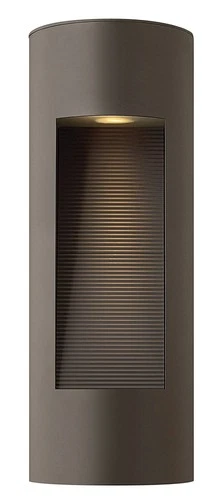 Hinkley Luna 16" High Bronze Socketed Outdoor Wall Light - Picture 2 of 4