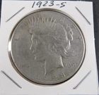New Listing1923‑S Peace Silver Dollar • Circulated • Nice Detail • San Francisco Mint