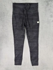 Vuori Pants Womens Small Black Camo Daily Legging High Rise Drawstring Stretch
