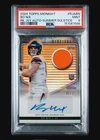 2024 Bo Nix Topps Midnight Jersey Auto /50 PSA 9