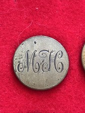 Hunt Livery Button. Meath Foxhounds (Ireland). 20mm. Backmark