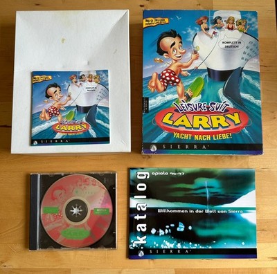 Leisure Suit Larry 7 IBM PC CD-Rom Game Big Box Sierra 1996 - GERMAN