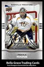 2014-15 Upper Deck MVP Pekka Rinne #268 Nashville Predators Silver Script NHL 