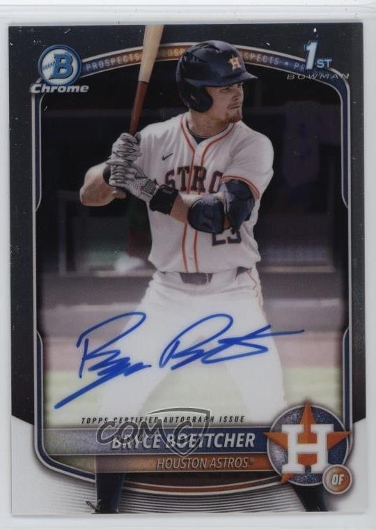 2025 Bowman Chrome Prospect Auto Bryce Boettcher #CPA-BB Auto 13m2
