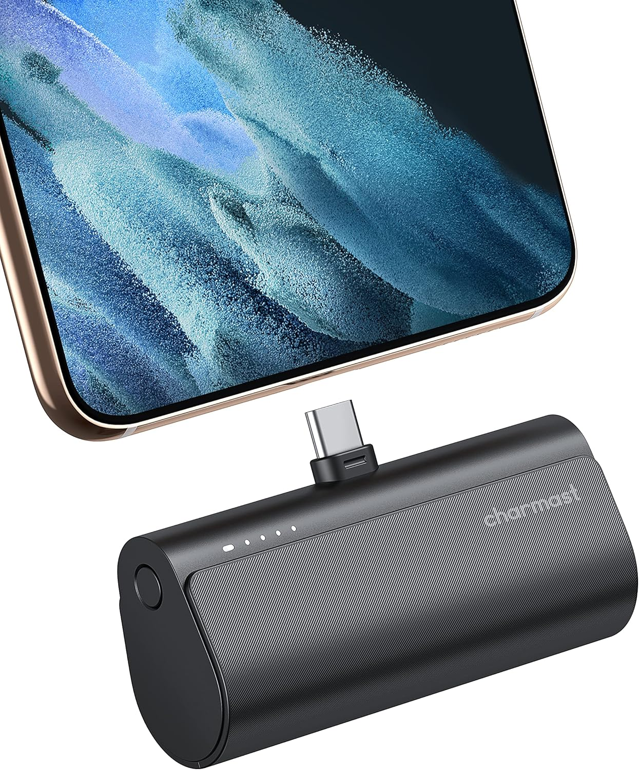 Charmast Mini Power Bank USB C 5000Mah,20W PD 18W QC USB C Battery Pack Quick Ch