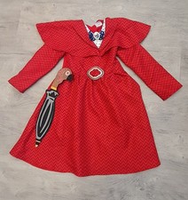 GIRLS AGE 5-6 YEARS MARY POPPINS WORLD BOOK DAY FANCY DRESS COSTUME