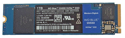 Western Digital Blue SN550 1TB, Internal (WDS100T2B0C) SSD